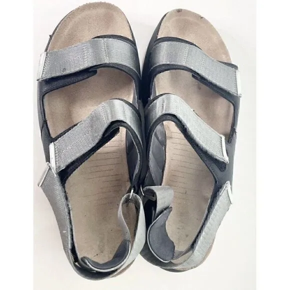 NAOT Shoes Odyssey Soft Black Silver‎ Comfort Walking Sandals EU 41 US 10