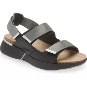 NAOT Shoes Odyssey Soft Black Silver‎ Comfort Walking Sandals EU 41 US 10