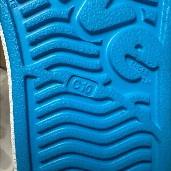 Native Jefferson Shoe Water Shoe Sneaker Vivid Blue Size C10 NEW In Box UNISEX