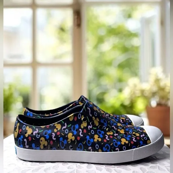 NATIVE SHOES JEFFERSON DISNEY PARKS MICKEY MOUSE WATER SHOES MEN’S 11 WOMENS 12