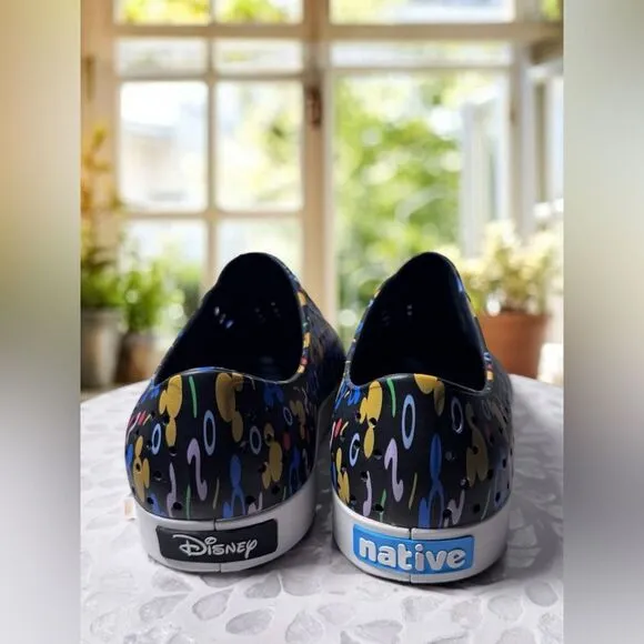 NATIVE SHOES JEFFERSON DISNEY PARKS MICKEY MOUSE WATER SHOES MEN’S 11 WOMENS 12