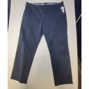 Nautica Men's Classic-Fit Stretch Flat-Front Chino Deck Pants Navy 40x30 NWT