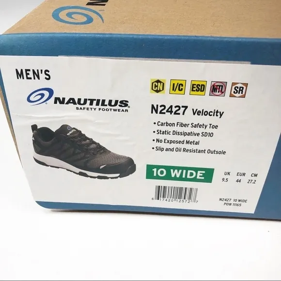 Nautilus Safety Toe Shoes Footwear  Velocity 10
