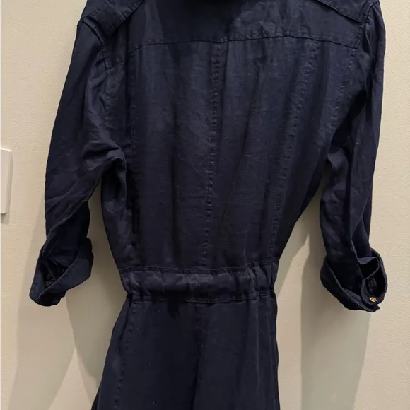 Navy Blue Shirt Dress