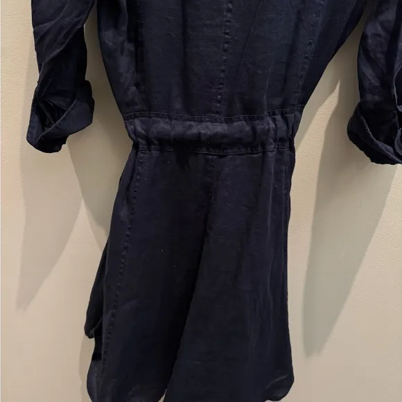 Navy Blue Shirt Dress