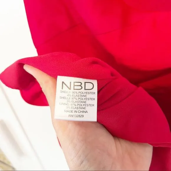NBD Steph Mini Dress in Red