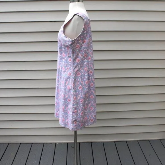 Needham Lane Women's Shift Dress Classic Spring Summer Cotton Size 10