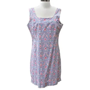 Needham Lane Women's Shift Dress Classic Spring Summer Cotton Size 10