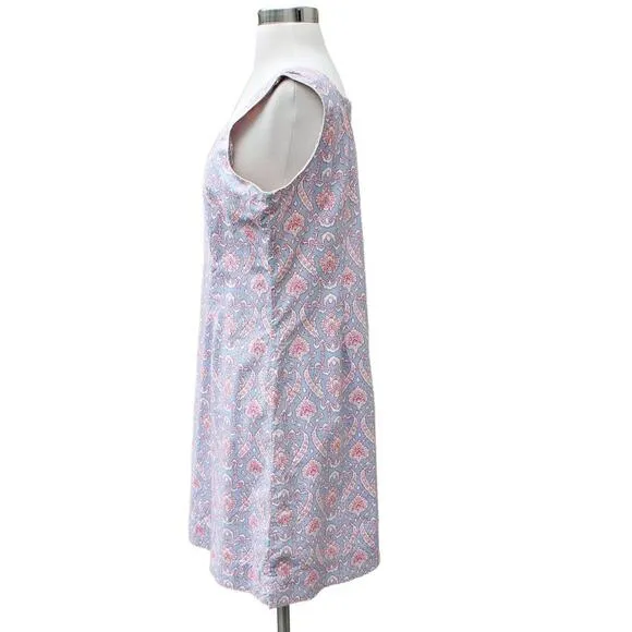 Needham Lane Women's Shift Dress Classic Spring Summer Cotton Size 10