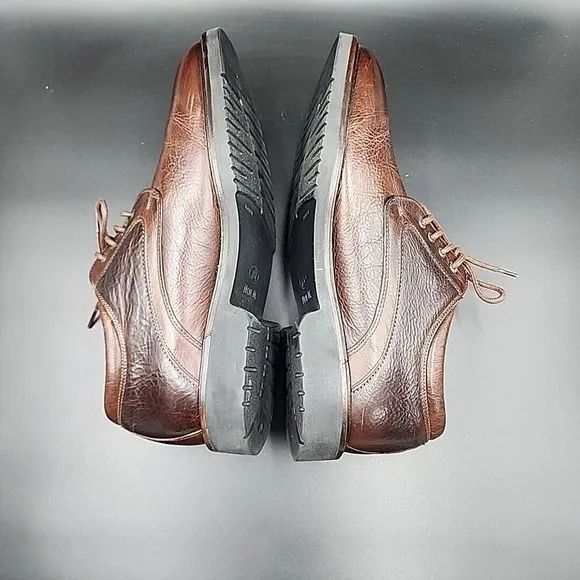 Neil M Wynne Leather Oxfords Dress Shoes Java Brown Men's 9 EEE Extra Wide