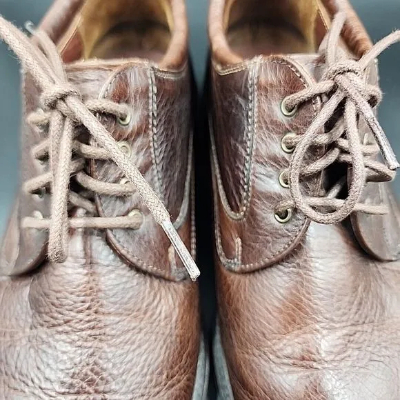 Neil M Wynne Leather Oxfords Dress Shoes Java Brown Men's 9 EEE Extra Wide