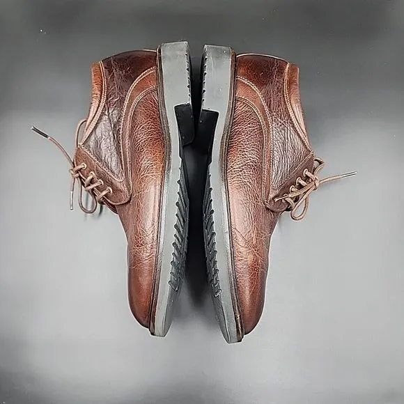 Neil M Wynne Leather Oxfords Dress Shoes Java Brown Men's 9 EEE Extra Wide