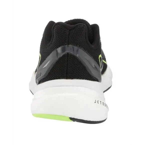 NEW ADIDAS men's x9000l2 running shoe in core black/matte silver/signal green