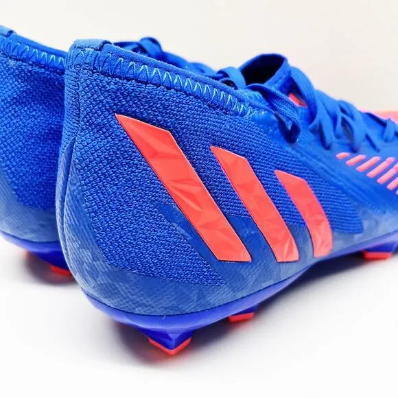 NEW Adidas Predator Edge .2 FG Blue Soccer Football Cleats Shoes Mens Size 5