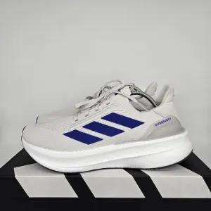 New Adidas Ultraboost 5X White Lucid Blue Grey Men's Running Shoes Size 10.5
