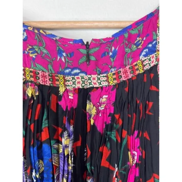 NEW Anthropologie Moulinette Soeurs Emporia Boho Lined Pink Maxi Dress Size: 6