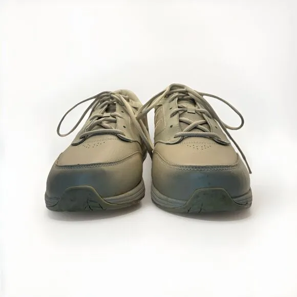 New Balance 928 v3 Men’s Walking Shoes Size 10 2E Beige Leather Lace-Up Sneakers