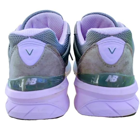 New Balance 990v5 Gray/Purple Women's Shoes