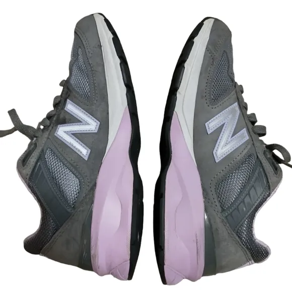 New Balance 990v5 Gray/Purple Women's Shoes