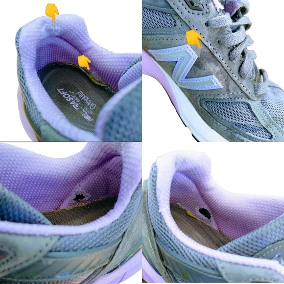 New Balance 990v5 Gray/Purple Women's Shoes