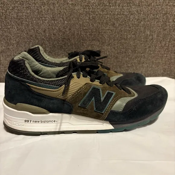New Balance 997 Black Green Mens Size 6.5 Military Pack M997PAA Athlete Comfort‎