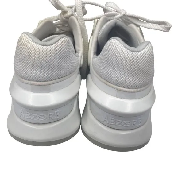 New Balance 997 White &amp; Gray ABZORB Running Shoes Mens Size 5.5 Sneakers