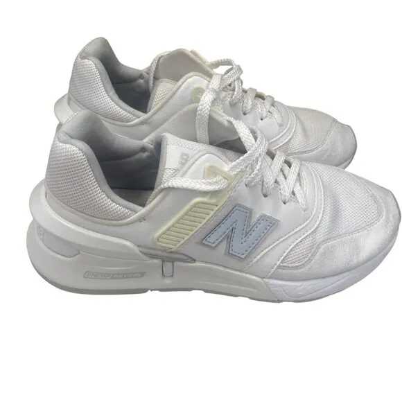 New Balance 997 White &amp; Gray ABZORB Running Shoes Mens Size 5.5 Sneakers
