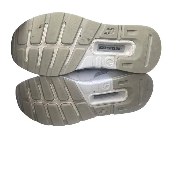 New Balance 997 White &amp; Gray ABZORB Running Shoes Mens Size 5.5 Sneakers