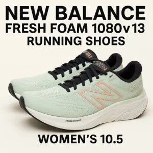 New Balance Fresh Foam 1080v13 Running Shoes W1080ACC Women's 10.5 Aqua Peach