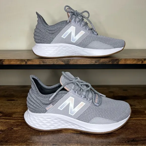 New Balance Fresh Foam Gray ROAV Golf Shoes Breathable Mesh Women's 8.5