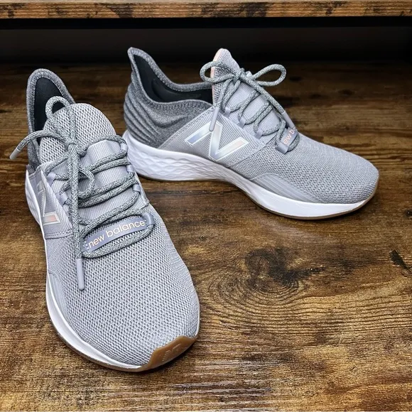 New Balance Fresh Foam Gray ROAV Golf Shoes Breathable Mesh Women's 8.5