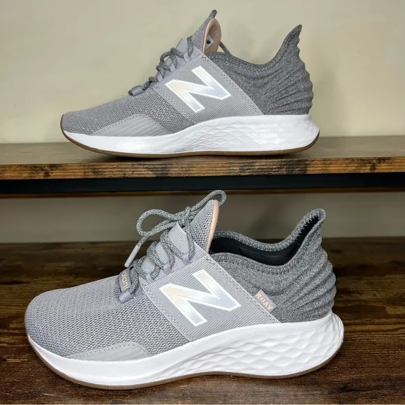 New Balance Fresh Foam Gray ROAV Golf Shoes Breathable Mesh Women's 8.5
