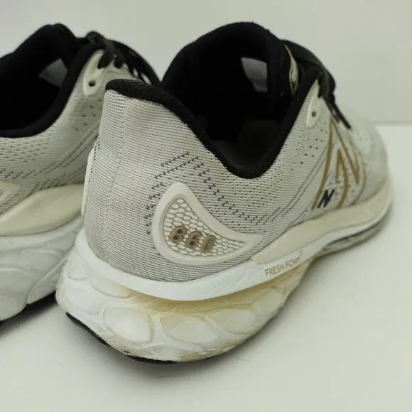 New Balance Fresh Foam X 860 Running Shoes Textile Wide Fit Cream Size w10/ m8.5