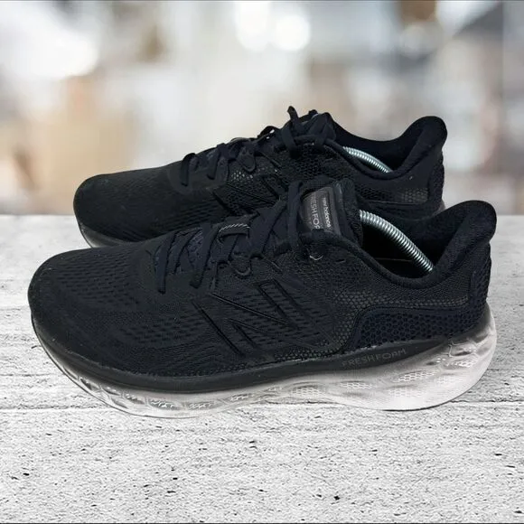 New Balance Fresh Foam X More V3 Men's Size 11.5 D Black Running‎ Shoes MMORLK3