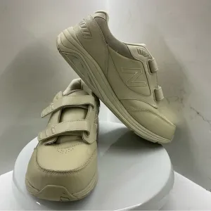 New Balance Hook &amp; Loop Leather Bone walking shoes size 10.5