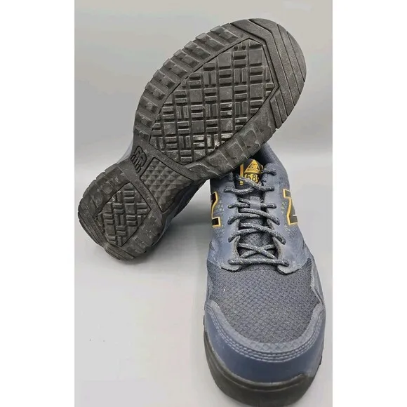 New Balance Industrial 589 Mens Composite Toe Shoes Sz 8.5 WIDE Blue Rev Lite