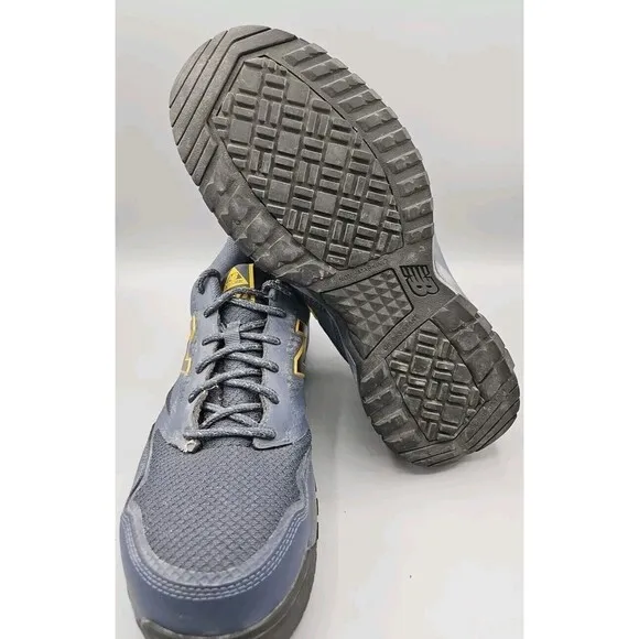 New Balance Industrial 589 Mens Composite Toe Shoes Sz 8.5 WIDE Blue Rev Lite