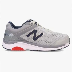 New Balance MEN 847 V4 WALKINGSHOE Silver (Silver Mink/Gunmetal)$150 Sz 10.5D