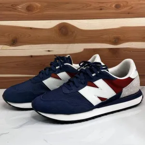 New Balance Men's 237 Sneakers Retro Running Shoes Casual Blue White Red size 13
