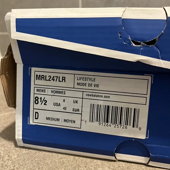 New Balance MRL247LR shoes sneakers 247 new Mens Size 8.5