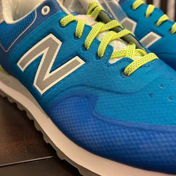 New Balance Reengineered 574 MTL574AL shoes sneakers new blue Mens Size 9.5
