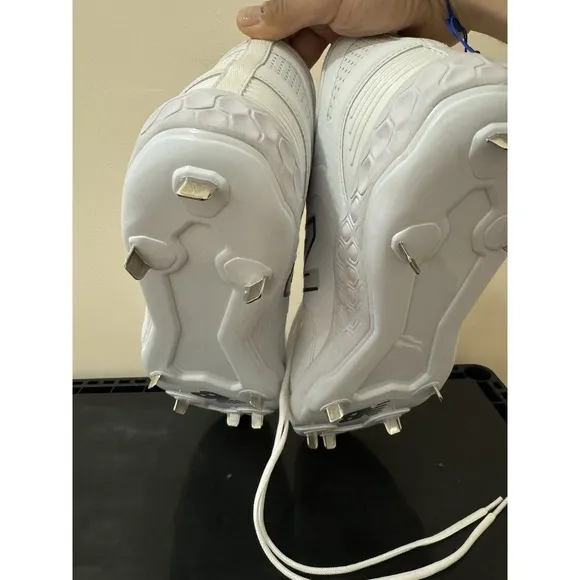 New Balance Shoes Mens 17 Fresh Foam 3000v6 Baseball Cleat White Spikes L3000TW6