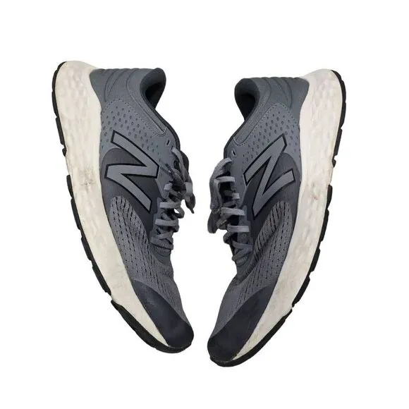 New Balance Sneaker Shoes Men Blue Grey White Size 13 Fresh Foam Lace Up Running
