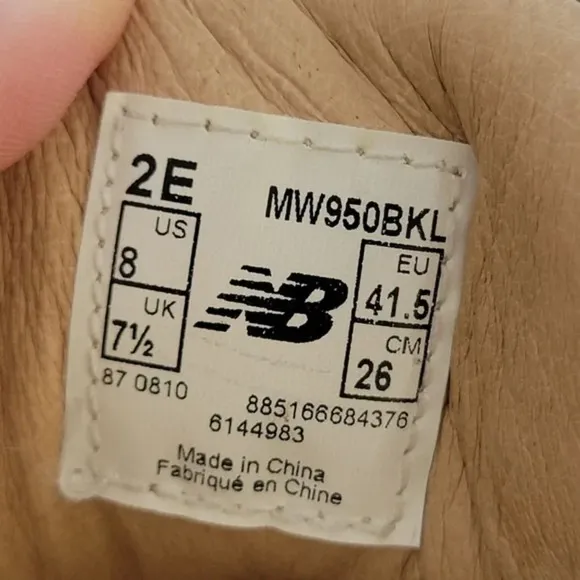 New Balance Walking‎ Shoes Black Size 8