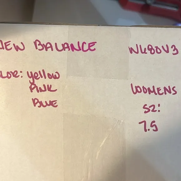 New Balance Women's W680V3 Running Shoe | Color: Yellow/Pink/Blue 🩷👟💛👟💙