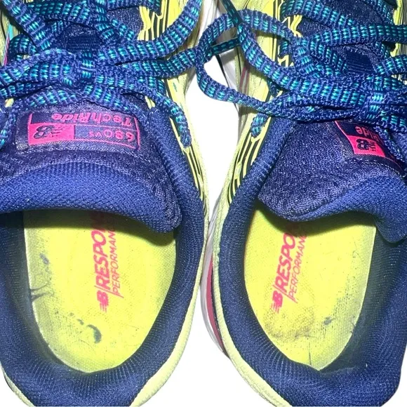New Balance Women's W680V3 Running Shoe | Color: Yellow/Pink/Blue 🩷👟💛👟💙