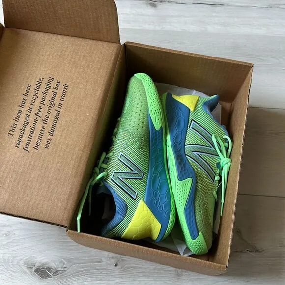 New Balance Fresh Foam X Lav Tennis Shoes Electric Jade/Heritage Blue Si Nwt