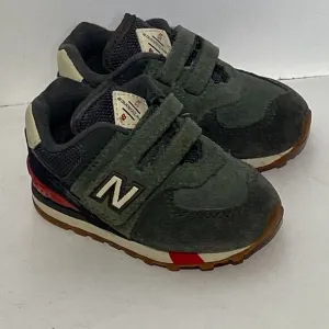 New Balance Kid's &amp; Toddler Camo Green Red 574 Sneaker Shoes Size 4