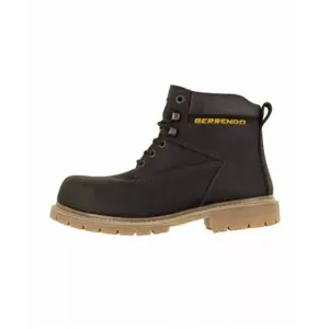 NEW BERRENDO 6‚Äù steel toe work boots in brown