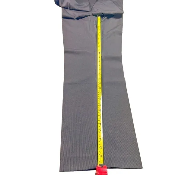 New! Billy London Men's Modern Fit Dress Pants, Gray &amp; Brown Pinstriped